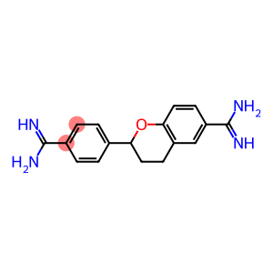 4-[(6-Amidino-3,4-dihydro-2H-1-benzopyran)-2-yl]benzamidine