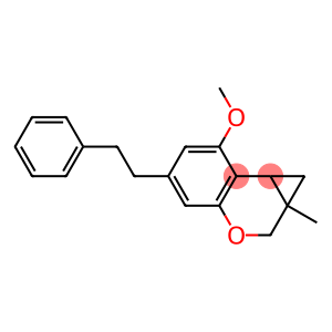 1a-Methyl-5-phenethyl-7-methoxy-1,1a,2,7b-tetrahydrobenzo[b]cyclopropa[d]pyran