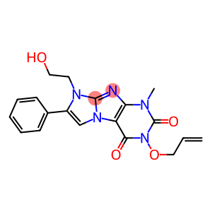 3-Allyloxy-8-(2-hydroxyethyl)-1-methyl-7-phenyl-1H-imidazo[2,1-f]purine-2,4(3H,8H)-dione