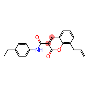 8-allyl-N-(4-ethylphenyl)-2-oxo-2H-chromene-3-carboxamide