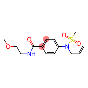 4-[allyl(methylsulfonyl)amino]-N-(2-methoxyethyl)benzamide