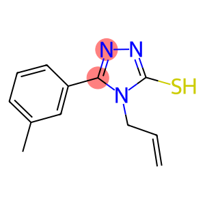 4-allyl-5-(3-methylphenyl)-4H-1,2,4-triazol-3-yl hydrosulfide