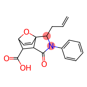 2-allyl-4-oxo-3-phenyl-10-oxa-3-azatricyclo[5.2.1.0~1,5~]dec-8-ene-6-carboxylic acid