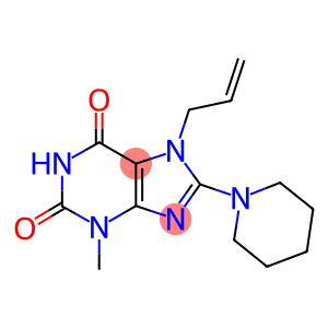7-allyl-3-methyl-8-(1-piperidinyl)-3,7-dihydro-1H-purine-2,6-dione