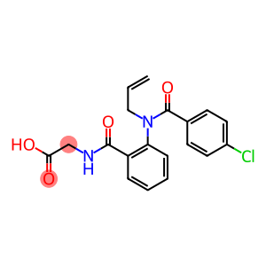 2-({2-[allyl(4-chlorobenzoyl)amino]benzoyl}amino)acetic acid