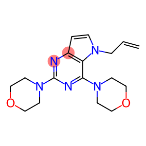 5-ALLYL-2,4-DI-MORPHOLIN-4-YL-5H-PYRROLO[3,2-D]PYRIMIDINE