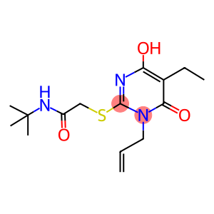 2-[(1-ALLYL-5-ETHYL-4-HYDROXY-6-OXO-1,6-DIHYDROPYRIMIDIN-2-YL)THIO]-N-(TERT-BUTYL)ACETAMIDE
