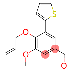 4-(allyloxy)-3-methoxy-5-thien-2-ylbenzaldehyde