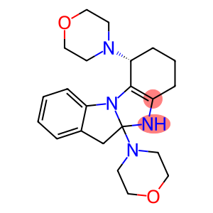6,10a-di(4-morpholinyl)-6a,7,8,9,10,10a-hexahydro-6H-indolo[1,2-a]benzimidazole