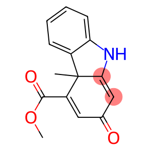 2,4a-Dihydro-4a-methyl-2-oxo-9H-carbazole-4-carboxylic acid methyl ester