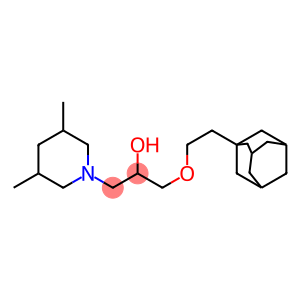 1-[2-(1-adamantyl)ethoxy]-3-(3,5-dimethyl-1-piperidinyl)-2-propanol