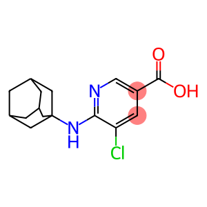 6-(adamantan-1-ylamino)-5-chloropyridine-3-carboxylic acid