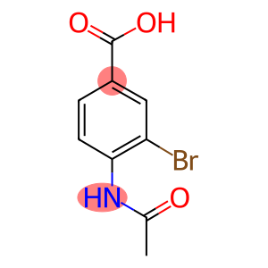 4-(acetylamino)-3-bromobenzoic acid