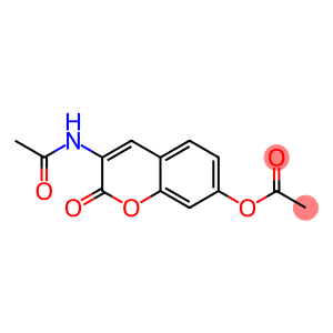 3-(acetylamino)-2-oxo-2H-chromen-7-yl acetate
