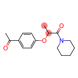 2-(4-acetylphenoxy)-1-(piperidin-1-yl)propan-1-one