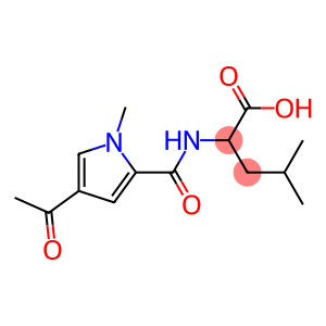 2-{[(4-acetyl-1-methyl-1H-pyrrol-2-yl)carbonyl]amino}-4-methylpentanoic acid