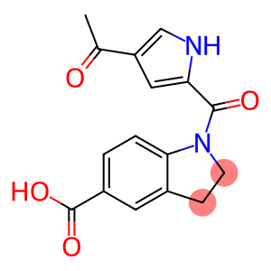 1-[(4-acetyl-1H-pyrrol-2-yl)carbonyl]indoline-5-carboxylic acid