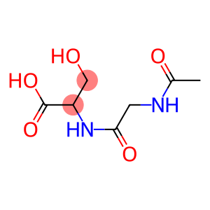 2-{[(acetylamino)acetyl]amino}-3-hydroxypropanoic acid