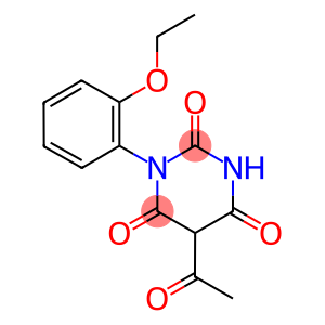5-ACETYL-1-(2-ETHOXYPHENYL)PYRIMIDINE-2,4,6(1H,3H,5H)-TRIONE