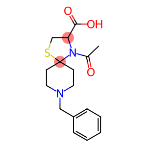 4-ACETYL-8-BENZYL-1-THIA-4,8-DIAZASPIRO[4,5]DECANE-3-CARBOXYLIC ACID