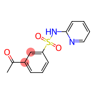 3-acetyl-N-(pyridin-2-yl)benzene-1-sulfonamide