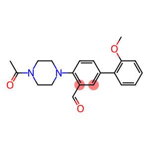 4-(4-ACETYL-PIPERAZIN-1-YL)-2'-METHOXY-BIPHENYL-3-CARBALDEHYDE