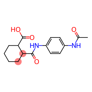 2-(4-ACETYLAMINO-PHENYLCARBAMOYL)-CYCLOHEXANECARBOXYLIC ACID