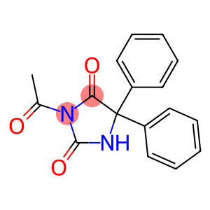 3-acetyl-5,5-diphenylimidazolidine-2,4-dione