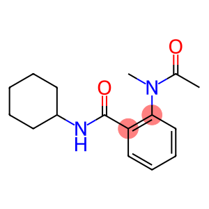 2-[acetyl(methyl)amino]-N-cyclohexylbenzamide