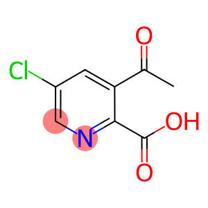 3-Acetyl-5-chloropicolinic acid, 3-Acetyl-2-carboxy-5-chloropyridine