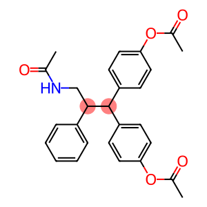 1-Acetylamino-3,3-bis(4-acetyloxyphenyl)-2-phenylpropane