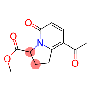 8-Acetyl-1,2,3,5-tetrahydro-5-oxoindolizine-3-carboxylic acid methyl ester