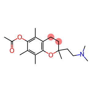 6-Acetyloxy-3,4-dihydro-N,N,2,5,7,8-hexamethyl-2H-1-benzopyran-2-ethanamine