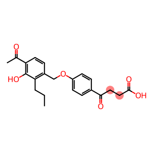 4-[4-(4-Acetyl-3-hydroxy-2-propylbenzyloxy)phenyl]-4-oxobutyric acid
