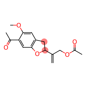 2-(1-Acetyloxymethylethenyl)-5-methoxy-6-acetyl-2,3-dihydrobenzofuran