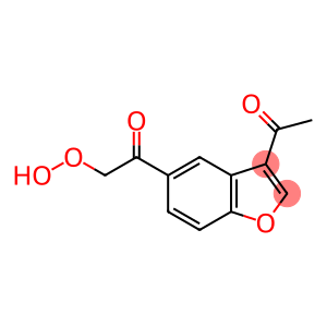3-Acetyl-5-(hydroperoxyacetyl)benzofuran
