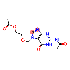 2-Acetylamino-7-[(2-acetoxyethoxy)methyl]-7H-purin-6(1H)-one