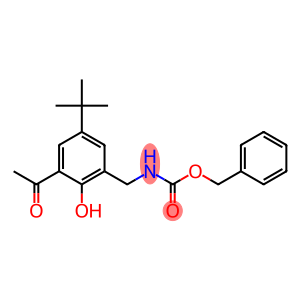 3-Acetyl-5-tert-butyl-2-hydroxybenzylcarbamic acid benzyl ester
