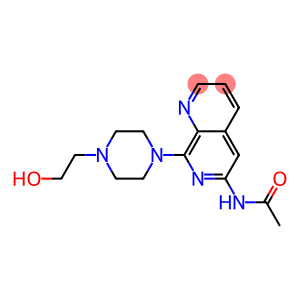 6-Acetylamino-8-[4-(2-hydroxyethyl)-1-piperazinyl]-1,7-naphthyridine