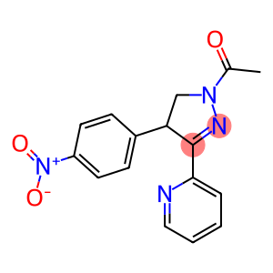 1-Acetyl-4-(4-nitrophenyl)-3-(pyridin-2-yl)-2-pyrazoline