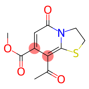 8-Acetyl-2,3-dihydro-5-oxo-5H-thiazolo[3,2-a]pyridine-7-carboxylic acid methyl ester