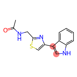3-(2-Acetylaminomethyl-4-thiazolyl)-1H-indole
