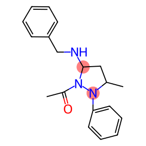 2-acetyl-N-benzyl-5-methyl-1-phenyl-3-pyrazolidinamine