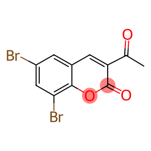 3-acetyl-6,8-dibromo-2H-chromen-2-one