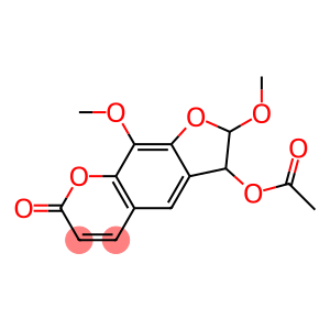 3-Acetoxy-2,3-dihydro-2,9-dimethoxy-7H-furo[3,2-g][1]benzopyran-7-one