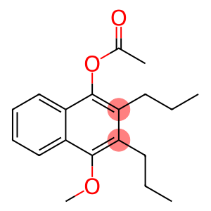 1-Acetoxy-2-propyl-3-propyl-4-methoxynaphthalene