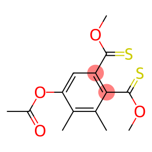 5-Acetoxy-3-methyl-4-methylthiophthalic acid dimethyl ester