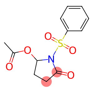 5-Acetoxy-1-[(phenyl)sulfonyl]pyrrolidin-2-one