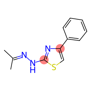 acetone (4-phenyl-1,3-thiazol-2-yl)hydrazone