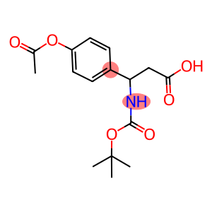 3-(4-ACETOXY-PHENYL)-3-TERT-BUTOXYCARBONYLAMINO-PROPIONIC ACID
